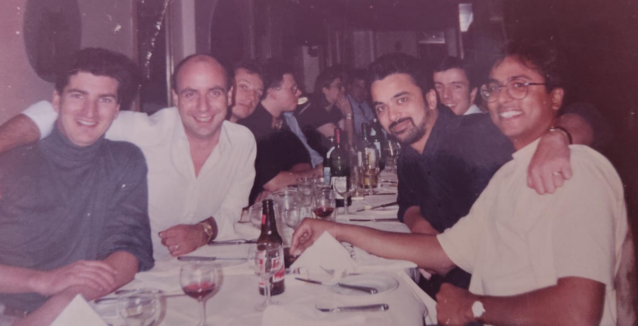 Original privately owned 1990s restaurant photograph before enhancement